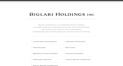 Desktop Screenshot of biglariholdings.com